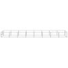 Dog Kennel Silver 86.1 ft² Steel